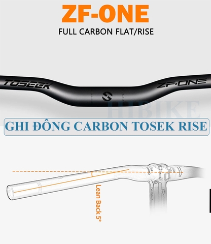 Ghi Đông Xe Đạp CARBON TOSEEK RISE ZF ONE