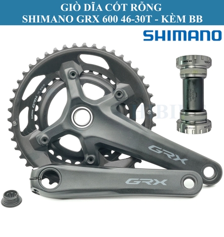 Giò Dĩa Xe Đạp SHIMANO GRX 600 46-30T