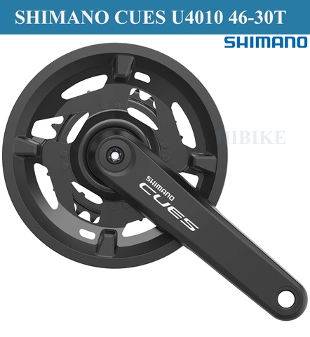 Bộ Giò Dĩa Xe Đạp 2 Tầng SHIMANO CUES U4010 46-30T 170MM