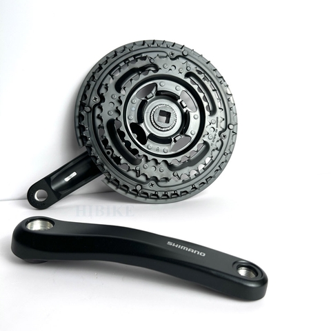 Giò Dĩa Xe Đạp SHIMANO TOURNEY 48-38-28T FC-TX801