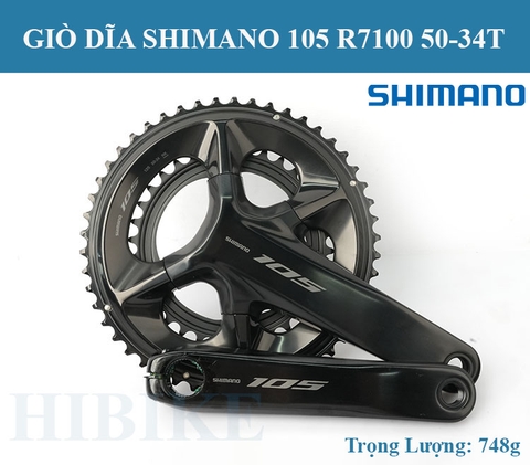Giò Dĩa Xe Đạp SHIMANO 105 R7100 JAPAN