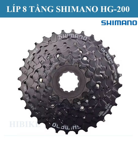 Líp Xe Đạp 8 Tầng SHIMANO CS HG200 8 12-32T