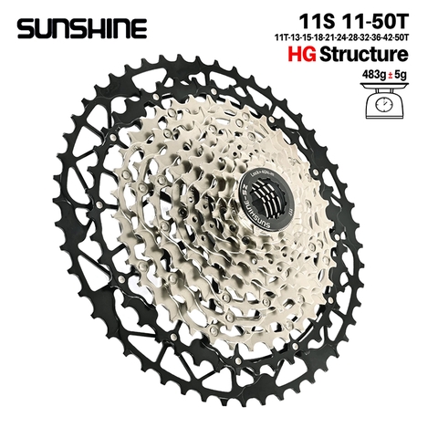Líp Xe Đạp SUNSHINE 11S Và 12S 11-50T HG