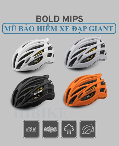 Mũ Bảo Hiểm Xe Đạp GIANT BOLD MIPS