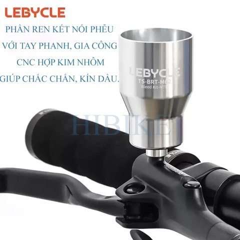 Phễu Nhôm Bơm Dầu Phanh Shimano LEBYCLE