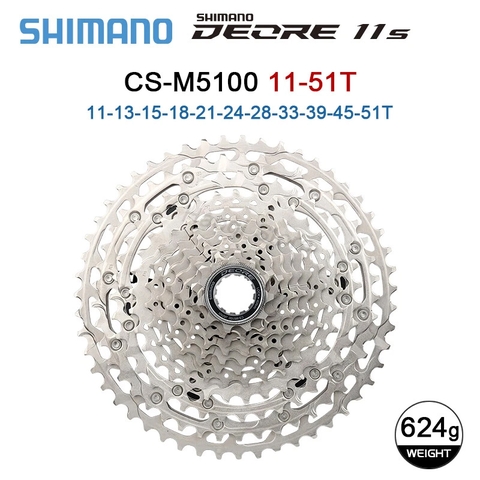 Líp Xe Đạp 11 Tầng SHIMANO DEORE M5100 11-51T