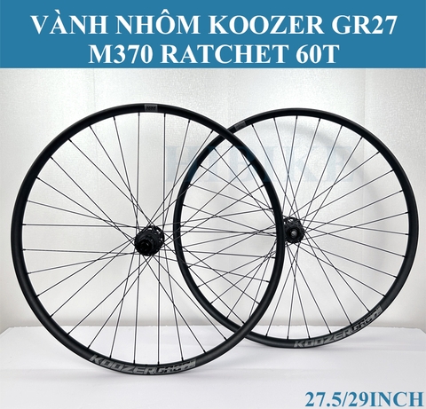 Bộ Vành Nhôm 27.5/29inch KOOZER GR27 M370 Ratchet 60T - BOOST