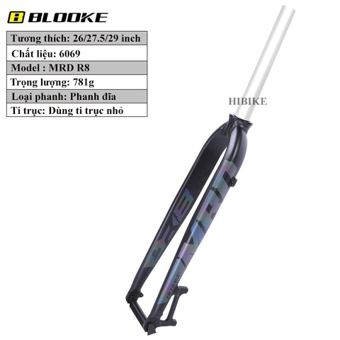 Phuộc Đơ Xe Đạp Nhôm Blooke 26/27.5 và 29 Inch - Phanh Đĩa