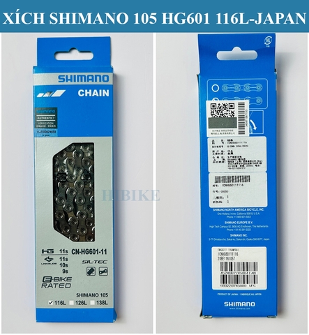 Xích Xe Đạp SHIMANO 105 HG601-11 LINKGLIDE