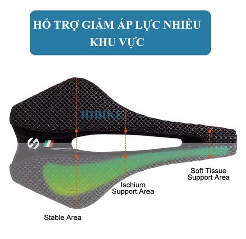 Yên Xe Đạp CARBON TOSEEK PRO143C-3D