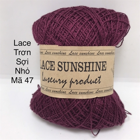 Lace sunshine màu trơn, sợi hè