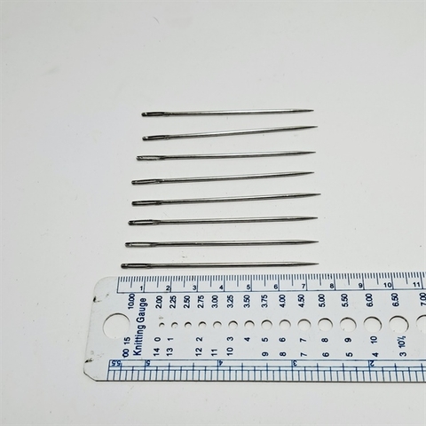 Kim khâu 7cm đầu kim nhọn, chất liệu inox