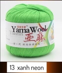 YAMMA WOOL sợi móc áo váy mùa hè
