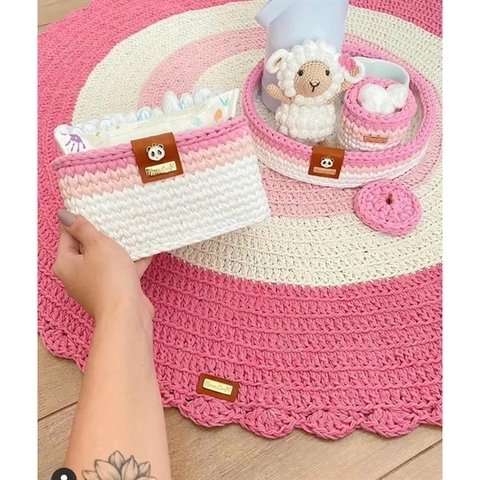 SỢI VẢI t-shirt craf yarn chuyên móc túi xách, nôi em bé