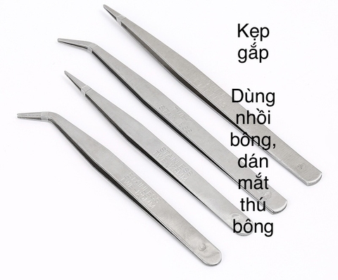 1 chiếc Kẹp gắp nhồi bông gòn, dán mắt thú bông