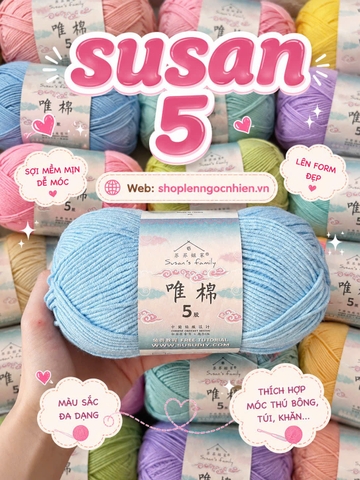LEN SUSAN 5 CUỘN 100GR