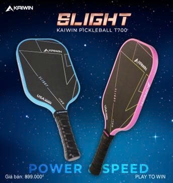 Vợt Pickleball Kaiwin - SLIGHT T700 14mm Carbon Nhám