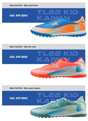 Giày bóng đá Sân cỏ nhân tạo TL22 Kids