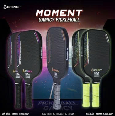 PICKLEBALL GAMICY MOMENT T700 VÂN 3K- 14mm