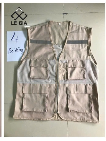 Áo gile BHLĐ 4 túi