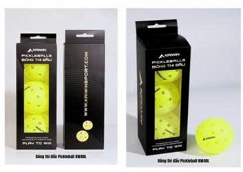 Hộp 03 Quả Bóng Thi Đấu Pickleball Kaiwin