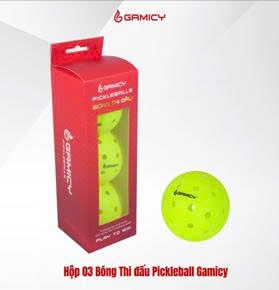 Hộp 03 Quả Bóng Thi Đấu Pickleball Gamicy : G-Pro40L