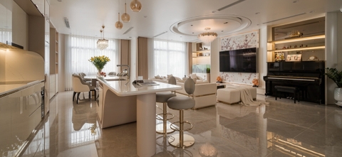Biệt thự liền kề Marina Hải Phòng 400m2 hiện đại, sang trọng - bản giao hưởng của chất liệu và cảm xúc