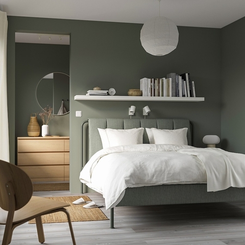 Giường bọc nệm IKEA IDANÄS