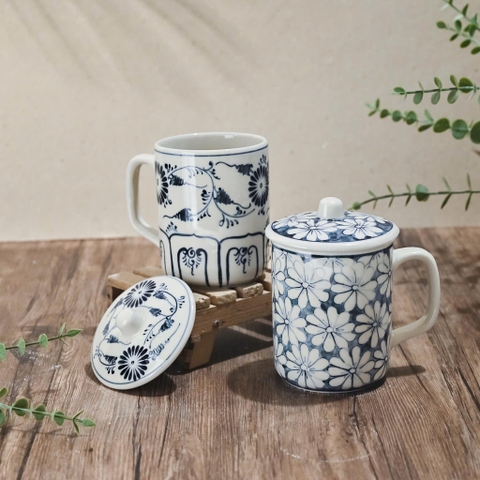 Cốc sứ in họa tiết theo yêu cầu