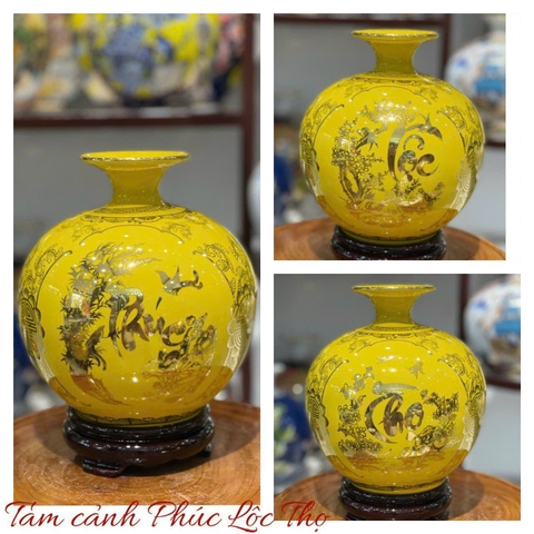 Bình hút lộc tam cảnh