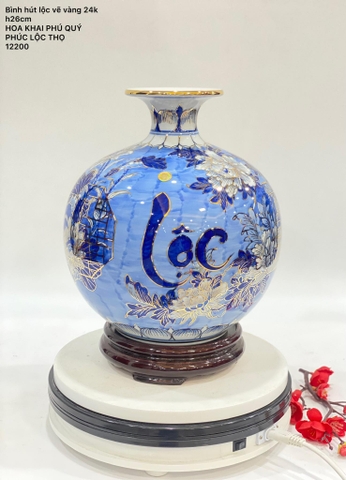 Bình hút lộc Phúc - Lộc - Thọ