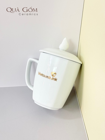 Cốc sứ Vietcombank