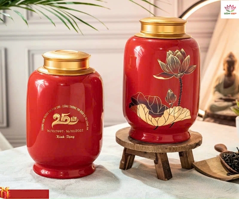 Bình đựng trà (Lọ chè) - QG 4 - Size to