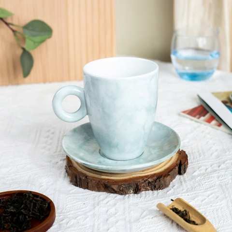 Cốc sứ men đá độc đáo