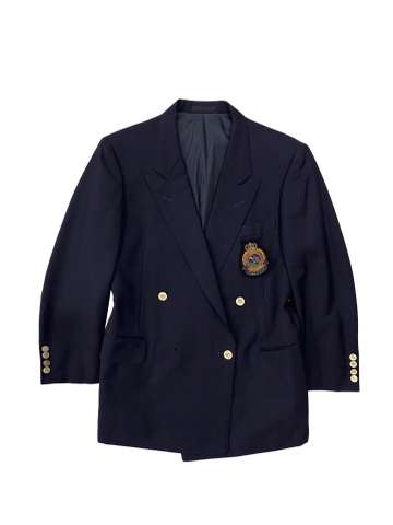 Blazer Burberrys | Wool tối màu 4 cúc kim loại cổ điển | độ mới 90%