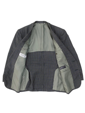Blazer PIERRE CARDIN | Caro tối 2 cúc cổ điển | độ mới 95%