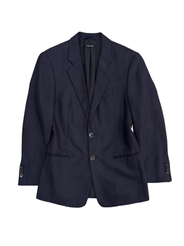 Blazer GIORIO ARMANI | Wool tối màu 2 cúc cổ điển không xẻ tà | độ mới 80%
