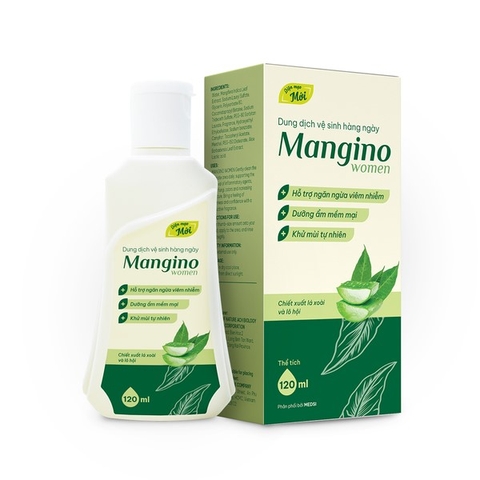 Dung dịch vệ sinh hàng ngày Mangino Women (hộp 1 chai x 120ml)