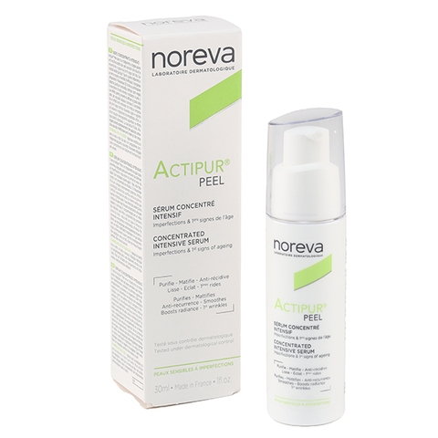 Serum giảm mụn và giảm thâm mụn Noreva Actipur Peel Concentrated (hộp 1 chai x 30ml)