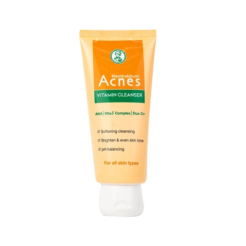 Kem rửa mặt Acnes Vitamin sáng da, mờ sẹo thâm tuýp 100g