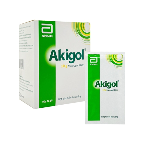 Thuốc Akigol điều trị táo bón (hộp 20 gói x 10,19g)