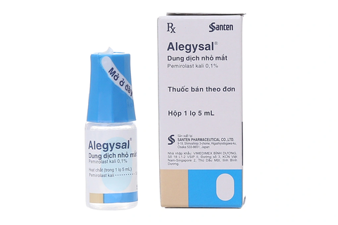 Dung dịch nhỏ mắt Alegysal 0.1% điều trị viêm kết mạc (hộp 1 chai x 5ml)