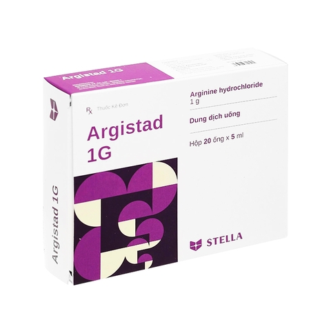 Dung dịch uống Argistad 1g điều trị tăng amoniac huyết (hộp 20 ống x 5ml)