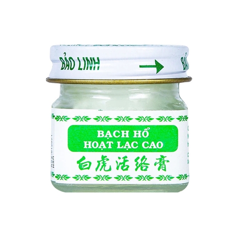 Cao xoa bóp Bạch Hổ Hoạt Lạc Cao điều trị đau lưng cấp, đau thần kinh tọa (hộp 12 chai x 20g)