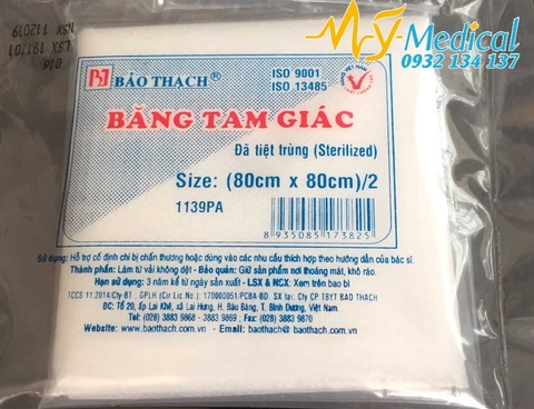 Băng tam giác Bảo Thạch cố định vùng chấn thương (gói 1 cái)