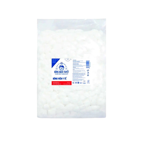 Bông Viên Y Tế Bạch Tuyết (gói 50gr)