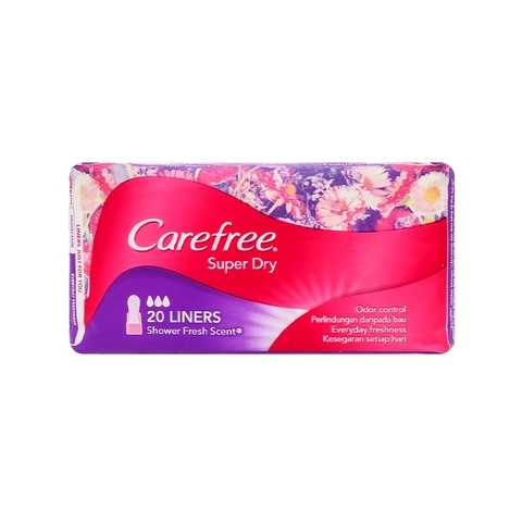 Băng vệ sinh hằng ngày siêu thấm Carefree (gói 20 miếng)