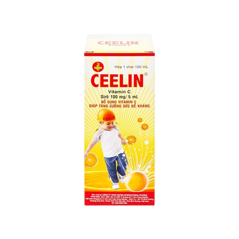 Siro Ceelin bổ sung vitamin C, tăng cường sức đề kháng (chai 120ml)