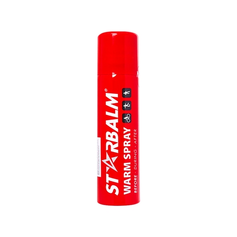 Xịt nóng Starbalm Warm Spray giúp làm ấm bắp thịt, giảm đau cơ (chai 150ml)
