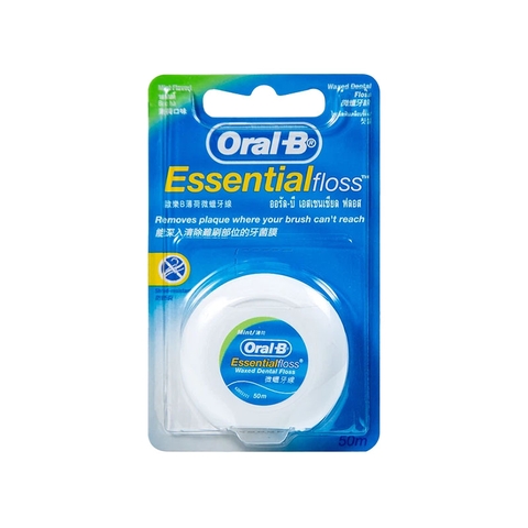 Chỉ nha khoa Oral-B Essential Floss làm sạch giữa các khe răng (cuộn 50m)